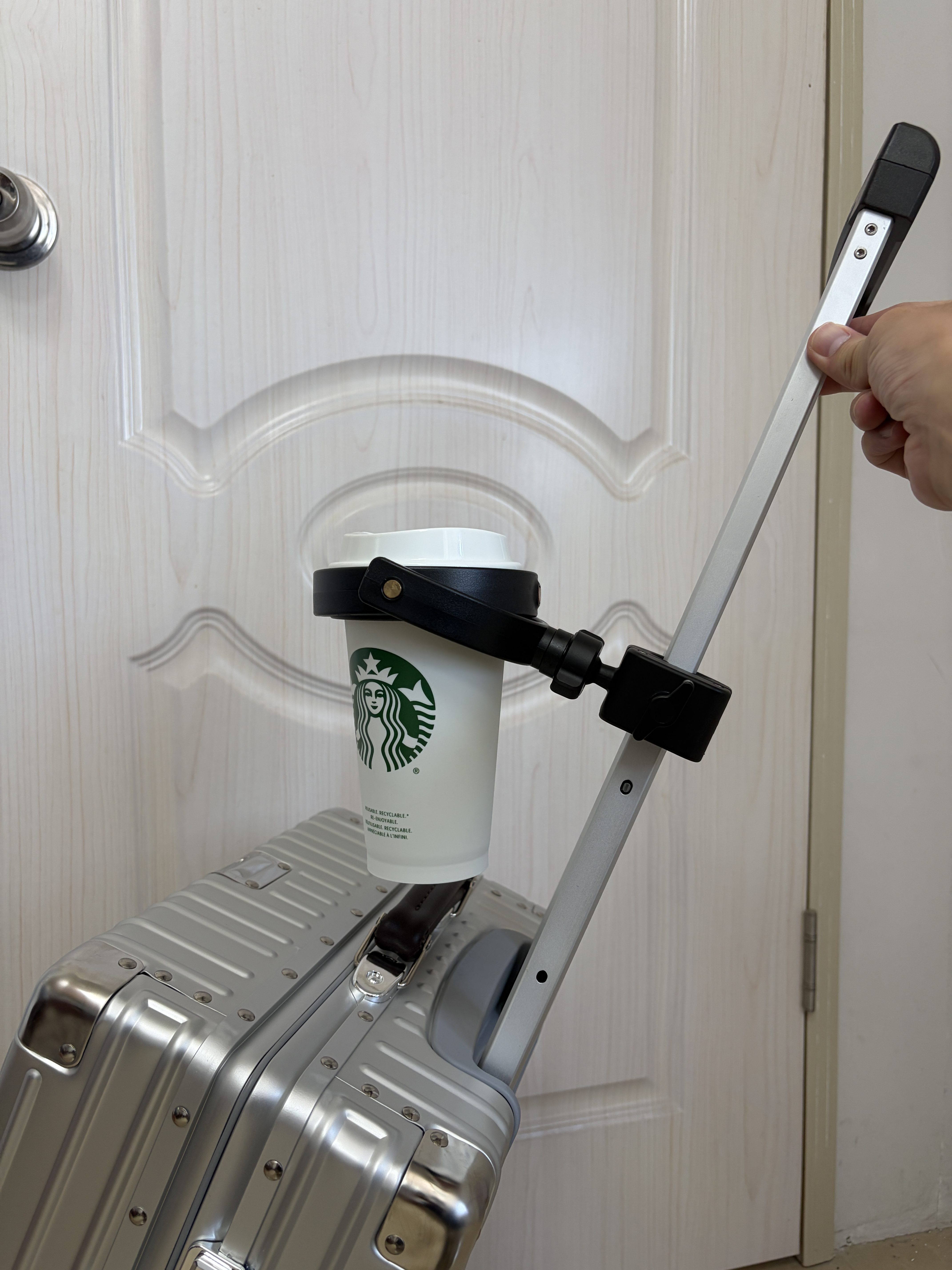 How to Stop Starbucks Spills: The Ultimate Gimbal Cup Holder for Strollers & Business Travel